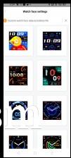 Custom watch faces available on Amazfit
