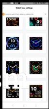 Custom watch faces available on Amazfit