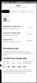 Sleep data