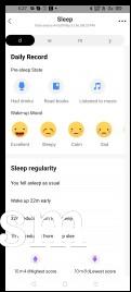 Sleep data
