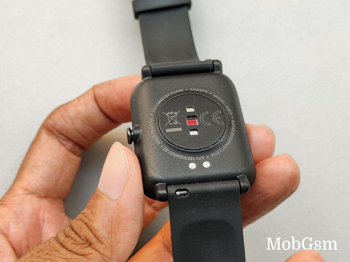 PPG Bio-Tracking Optical Heart Rate Sensor on Amazfit Bip S Lite