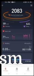 Amazfit Neo data and settings in Amazfit