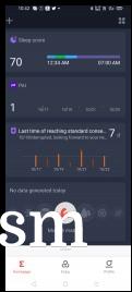 Amazfit Neo data and settings in Amazfit