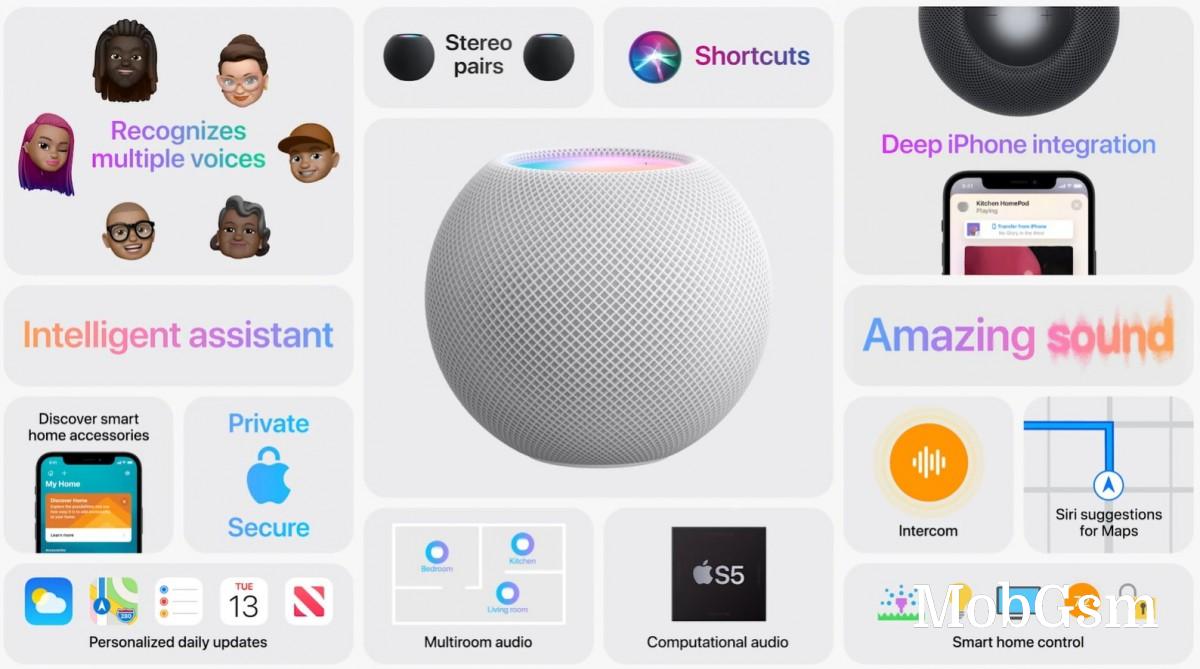 Apple outs $99 HomePod Mini with big sound and Siri smarts