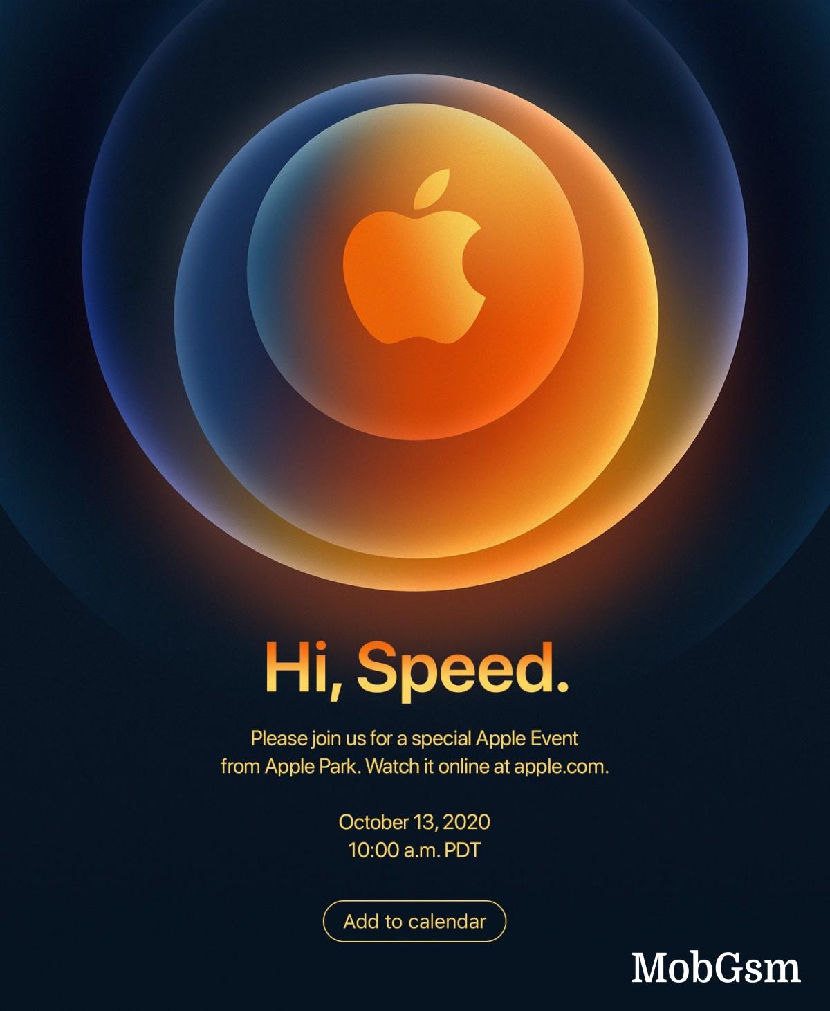 Apple to hold its next online event on October 13