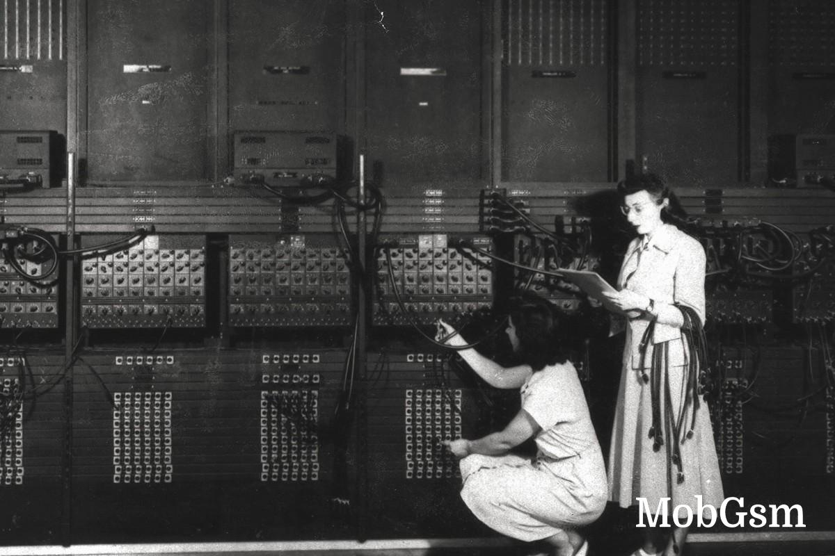 ENIAC - One of the first electronic programmable computers in the world. Less powerful than the AirPods.