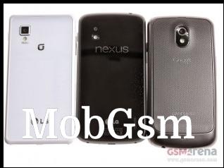 LG Optimus G (left) - Nexus 4 (middle) - Samsung Galaxy Nexus (right)