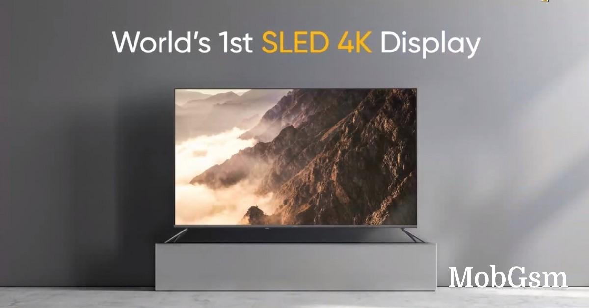 Realme unveils Smart TV SLED 4K 55