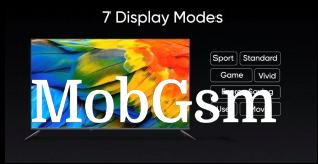 The TV has 7 display modes and comes with Chroma Boost engine