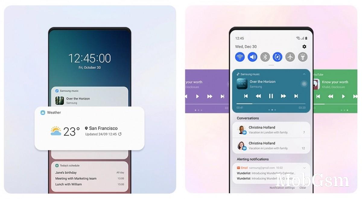 Samsung highlights some of the new One UI 3.0 Android 11 features