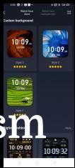 Custom watch faces available on Amazfit