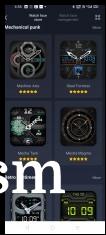 Custom watch faces available on Amazfit