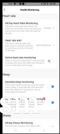 Heart rate monitoring on Amazfit Bip U