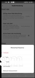 Heart rate monitoring on Amazfit Bip U
