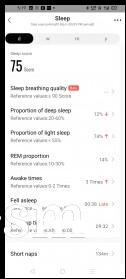 Sleep data