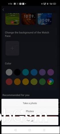 You can create a custom watchface for Bip U using the Zepp app