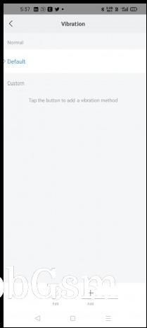 The Bip U supports custom vibration alerts