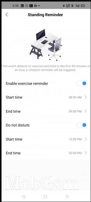 Standing Reminder