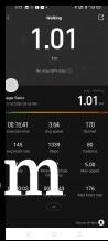 Workout data