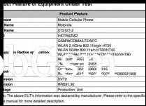 Motorola XT2127-1 on FCC