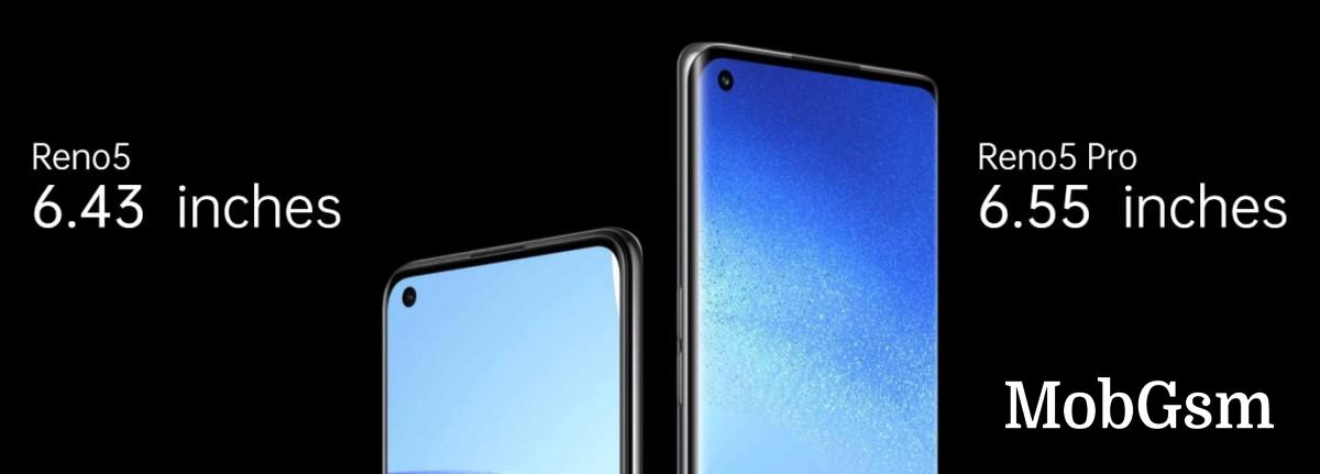 Oppo Reno5 5G and Reno5 Pro 5G unveiled with 90 Hz OLED screens, 64 MP cams, 65W charging