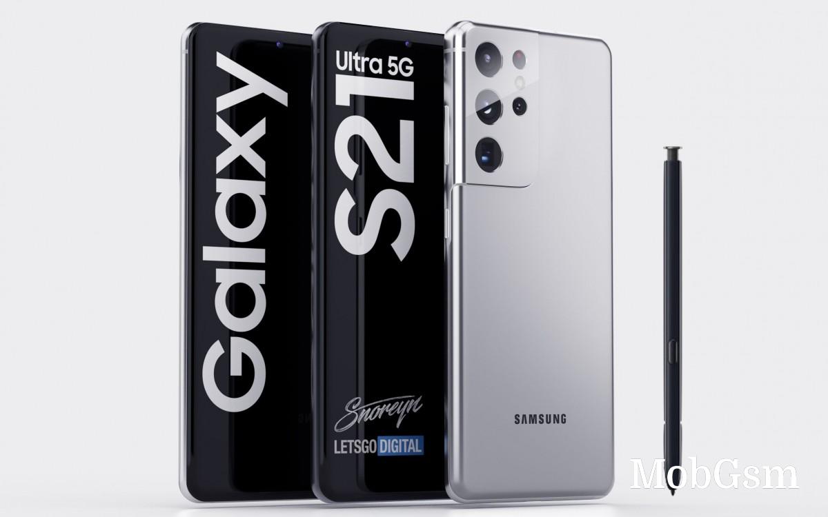 Samsung Galaxy S21 storage and colors leak, Ultra model to get optional stylus