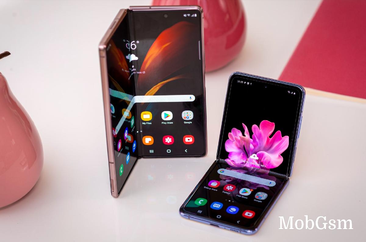 Samsung Galaxy Z Fold2 with Galaxy Z Flip