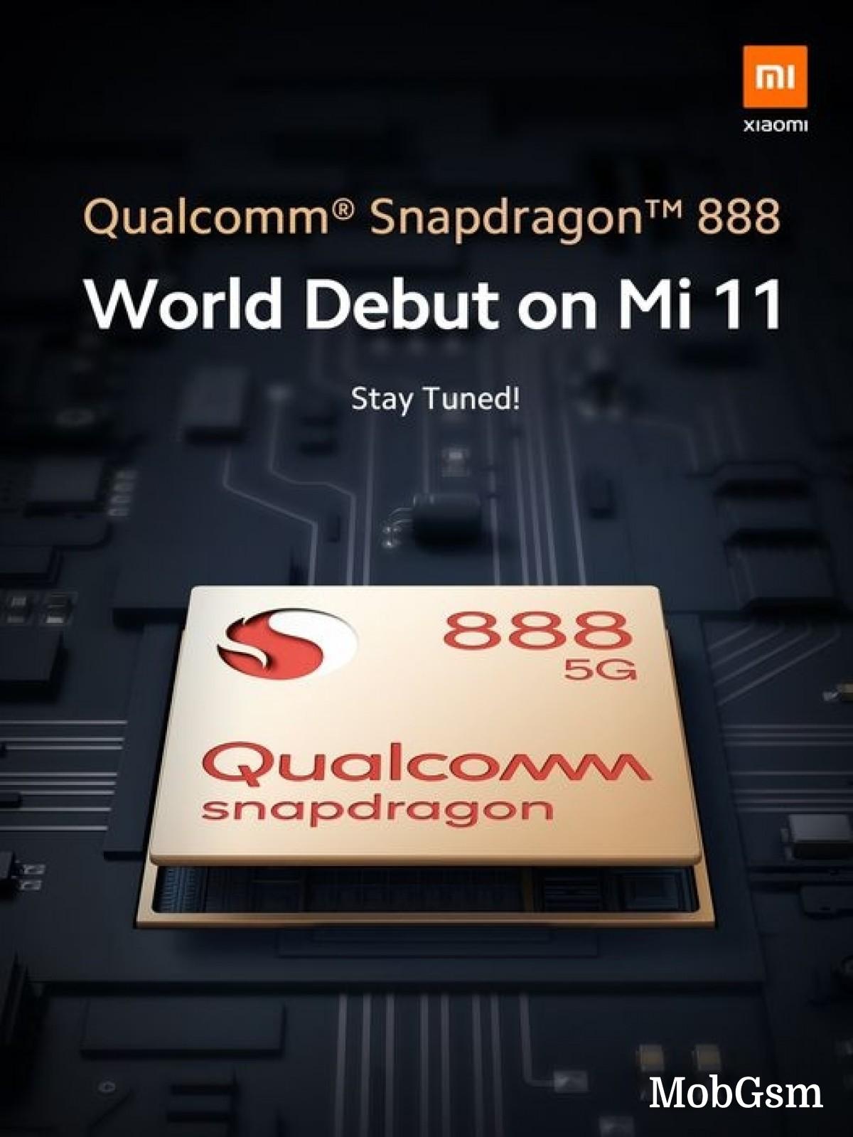 Xiaomi Mi 11 to be the world’s first phone with Snapdragon 888, Redmi tags along