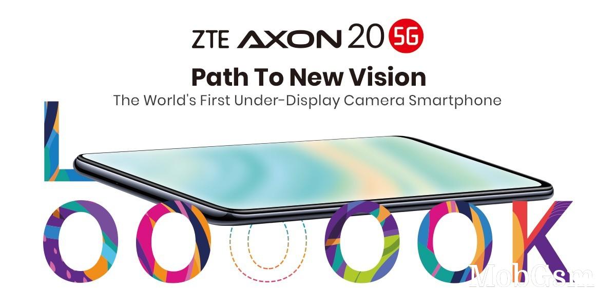 ZTE makes the first phone with UD camera, the Axon 20 5G, available globally