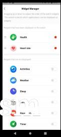 Amazfit Stratos 3 data and settings in Zepp for Android
