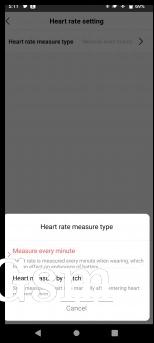 Heart rate monitoring on Amazfit Stratos 3