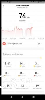 Heart rate monitoring on Amazfit Stratos 3