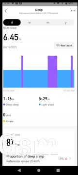 Sleep data