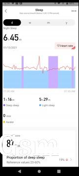 Sleep data