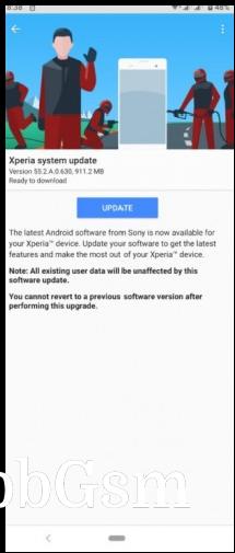 Sony Xperia 1 Android 11 update