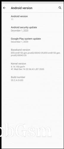 Sony Xperia 1 Android 11 update