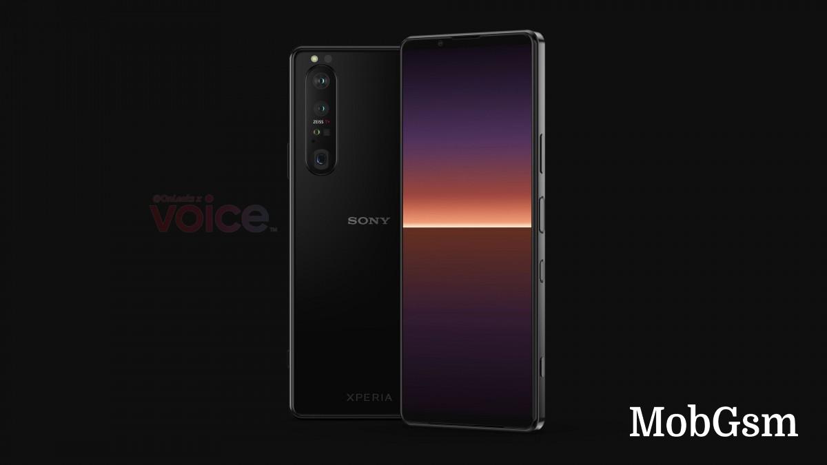 First Sony Xperia 1 III renders show a periscope camera, slimmer bezels