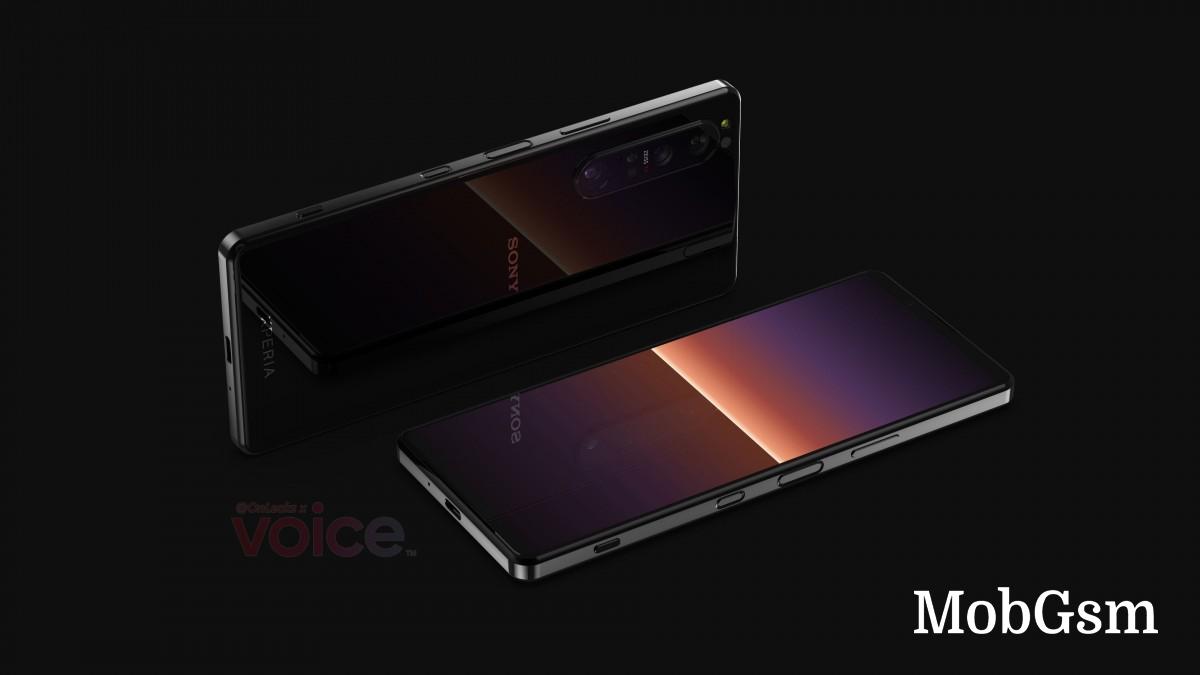 First Sony Xperia 1 III renders show a periscope camera, slimmer bezels