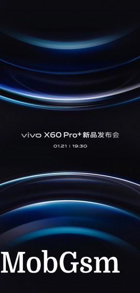 vivo X60 Pro+ is coming on January 21