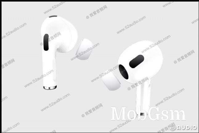 AirPods 3 render (Source: 52audio)