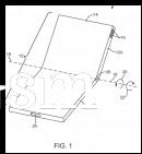 Schematics from an Apple patent on foldable phone design