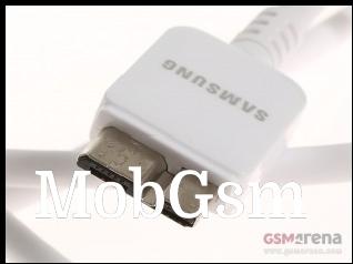 The Samsung Galaxy Note 3 was the first phone to use micro-USB 3.0 (it was one of the last too)