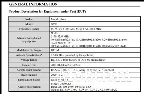 Infinix Note 10 Pro FCC listing details