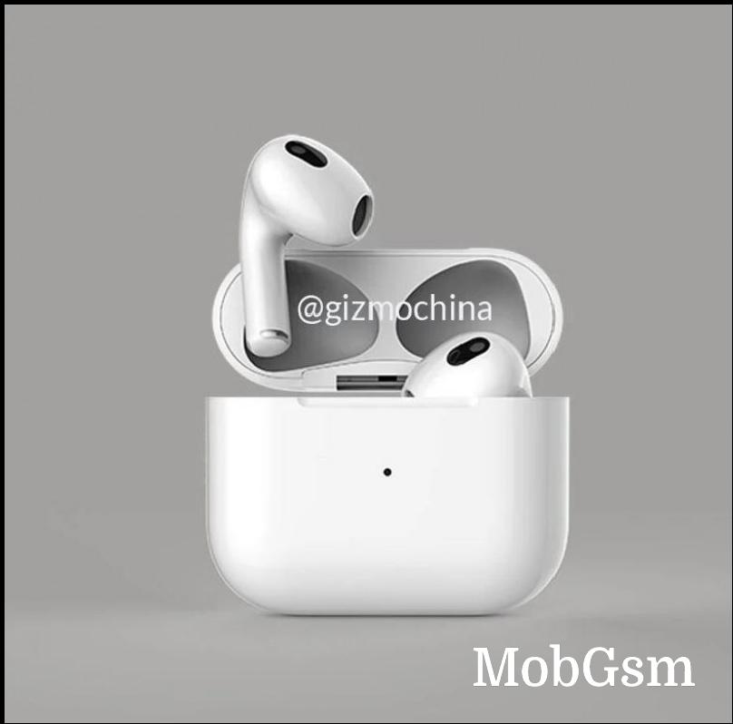 Two new renders show AirPods 3 without silicone tips