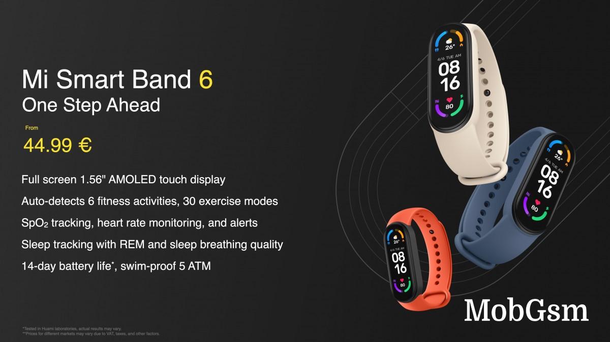 Xiaomi Mi Smart Band 6 gets 