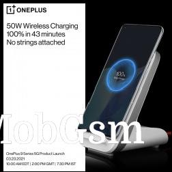 OnePlus 9 Pro: 1-100% charge in 43 minutes with the new 50W wireless charger