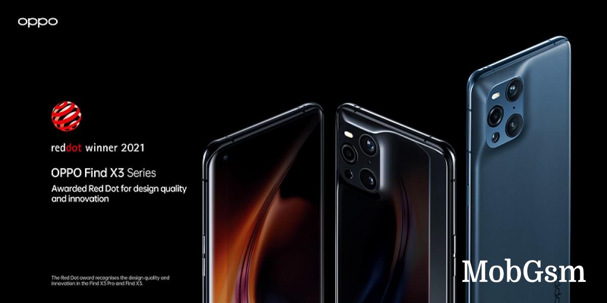 Oppo Find X3 Pro wins the Red Dot Product Design Award for 2021