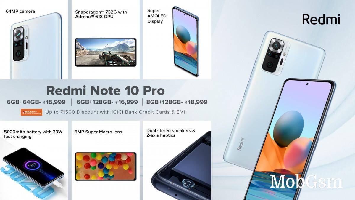 Redmi Note 10, 10 Pro and 10 Pro Max debut in India