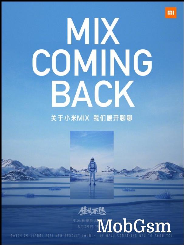 Xiaomi Mi Mix to make a comeback at March 29 event