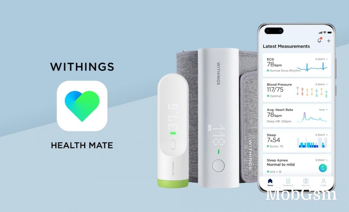 Health app Withings is now part of Huawei AppGallery